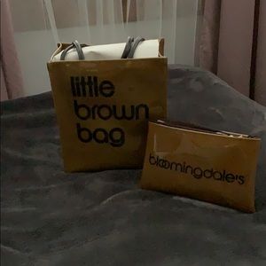 Bloomingdales bag & cosmetics bag